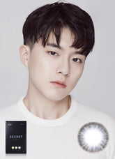 Lensme Secret Homme Navy Black Monthly Lenses (2 Pack)